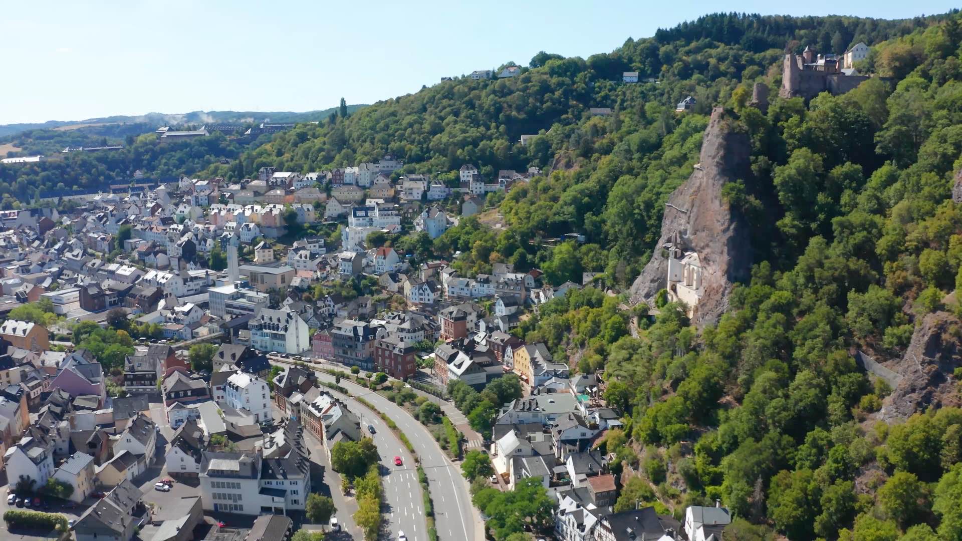 Luftaufnahme von Idar-Oberstein